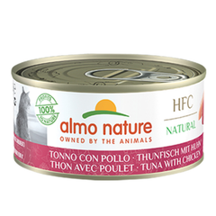 Almo Nature - HFC Natural - Katzenfutter - Thunfisch &amp; Huhn - 150g