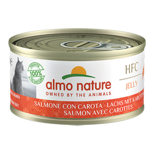 Almo Nature - HFC Jelly - Cat Food - Salmon &amp; Carrot - 70g