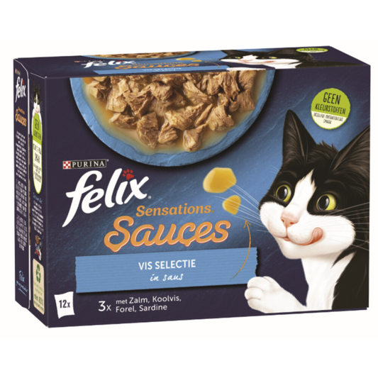 Felix - Sensations Sauces Fish Selection in Sauce - 12x85g