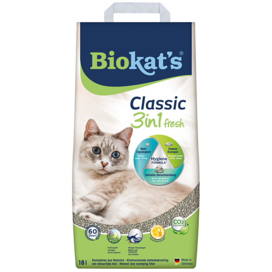 Biokat's - Classic 3in1 Fresh - Cat litter - 18L