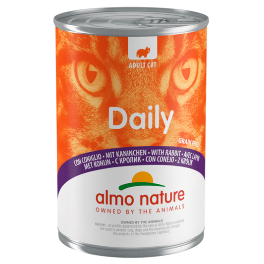 Almo Nature - Daily - Kattenvoer - Konijn - 400g