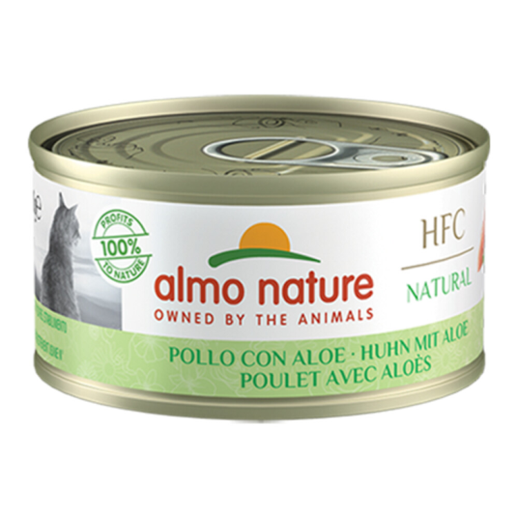 Almo Nature - HFC Natural - Kattenvoer - Kip met Aloë - 70g