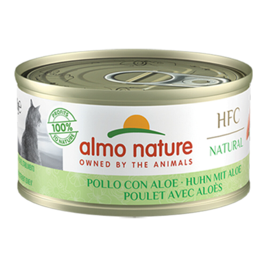 Almo Nature - HFC Natural - Cat Food - Chicken with Aloe - 70g