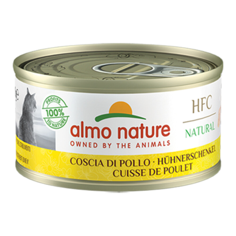 Almo Nature - HFC Natural - Cat Food - Chicken leg meat - 70g