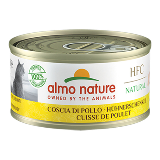 Almo Nature - HFC Natural - Cat Food - Chicken leg meat - 70g