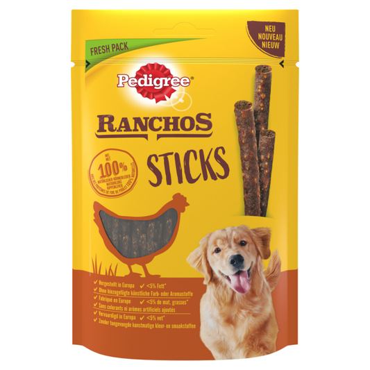 Pedigree - Ranchos Sticks Chicken - Dog Snacks - 60g