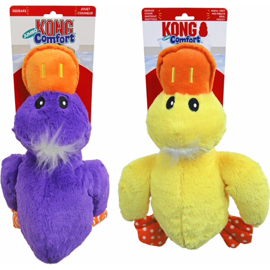 Kong - Comfort - Jumbo - Eend - XL - 43 cm - 1 Stuk