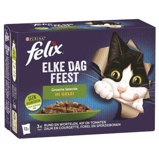 Felix - Every Day Party Vegetable Selection in Jelly - 12x85g