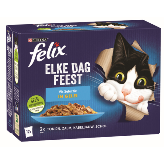 Felix - Every Day Party Fish Selection in Jelly - 12x85g