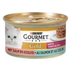 Gourmet - Gold Dose Savory Tower Salmon - Katzenfutter - 85g