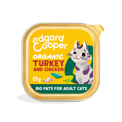 Edgard &amp; Cooper - Cat Food - Adult - Organic Turkey in Pate - 85g