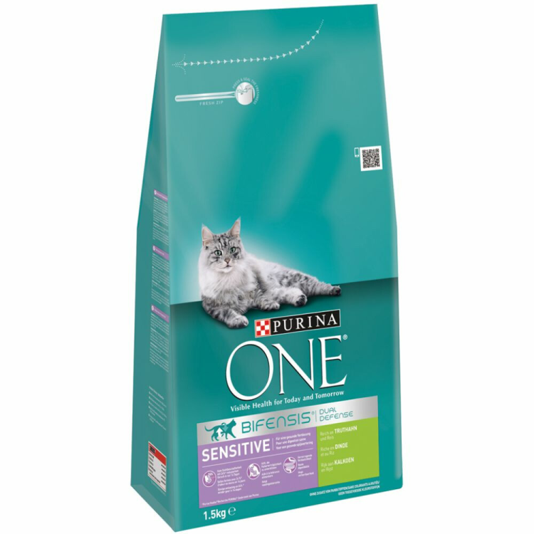 Purina One - Sensitive Turkey - Cat Food - 1.5kg