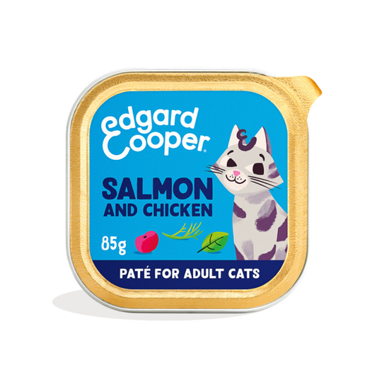 Edgard & Cooper - Kattenvoer - Adult - Zalm & Kip in Pate - 85g