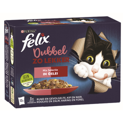 Felix - Dubbel So Lekker Mix Selection in Gelee - 12x85g