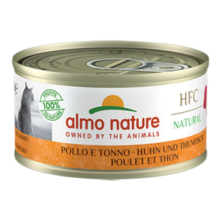 Almo Nature - HFC Natural - Cat Food Chicken &amp; Tuna - 70g