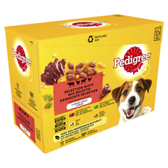 Pedigree - Adult Meal Pouches Meat in Jelly - Dog Food - 12x100g