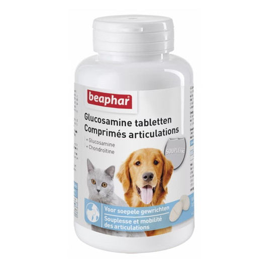 Beaphar - glucosamine tabletten - 60 stuks