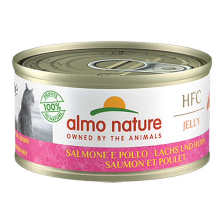 Almo Nature - HFC Jelly - Cat Food - Salmon &amp; Chicken - 70g