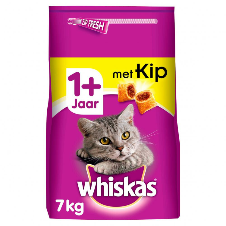 Whiskas - Dry Adult Chicken - Cat Food - 7kg