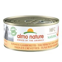 Almo Nature - HFC Natural - Kattenvoer - Tonijn & Garnaal - 150g