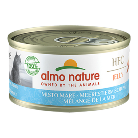 Almo Nature -HFC Jelly - Cat Food - Mixed Sea Fish - 70g