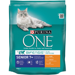 Purina One - Senior Chicken &amp; Whole Grains - Cat Food - 800g