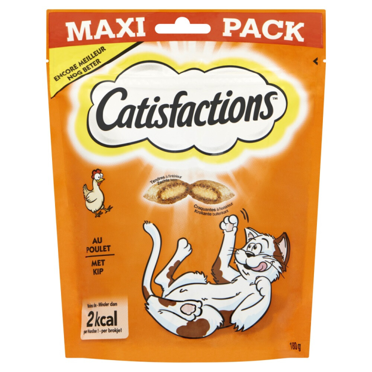 Catisfactions - Kattensnoepjes - Kip - 180g