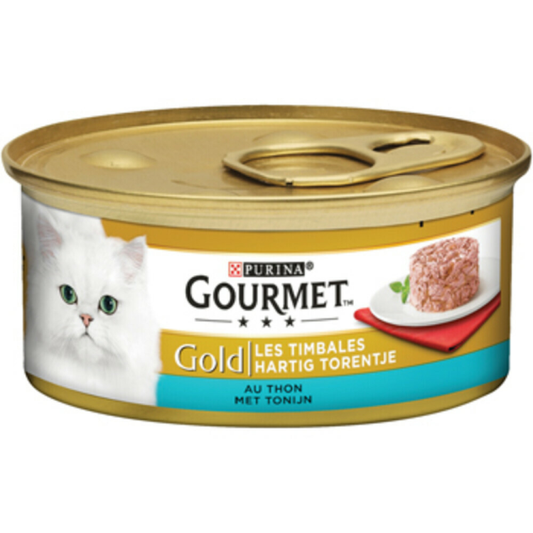 Gourmet - Gold Savory Turret Tuna - Cat Food - 85g