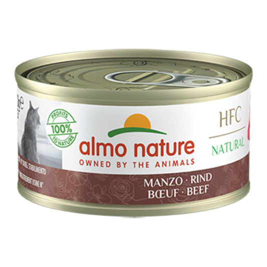 Almo Nature - HFC Natural - Katzenfutter - Rind - 70g