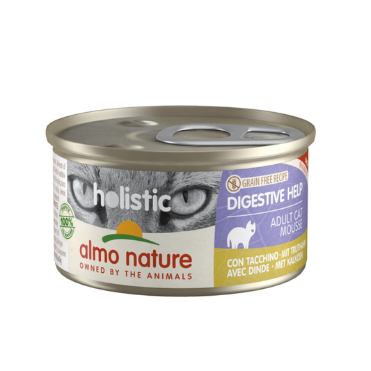 Almo Nature - Holistic - Digestive Help - Cat Food - Turkey - 85g