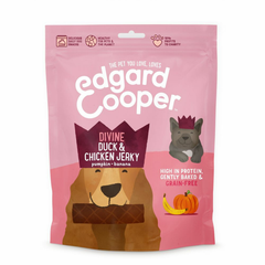 Edgard & Cooper - Hondensnack - Jerky - Eend en Kip met Banaan en Pompoen - 150g