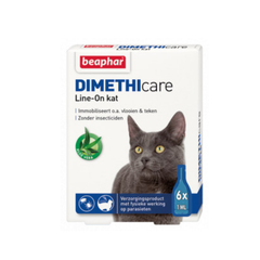 Beaphar - Dimethicare Line-on Cat - 6 pipettes 