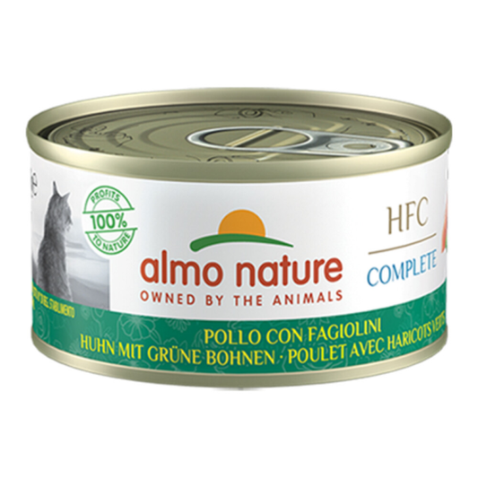 Almo Nature - HFC Complete -Cat Food - Chicken &amp; Peas - 70g