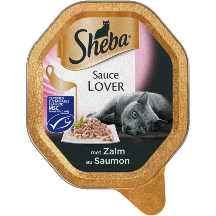 Sheba - Sauce Lovers - Tub - Salmon in Sauce - 85g