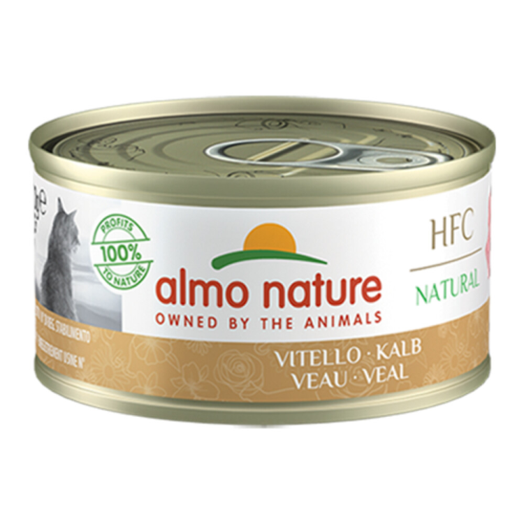 Almo Nature - HFC Natural - Katzenfutter - Kalb - 70g