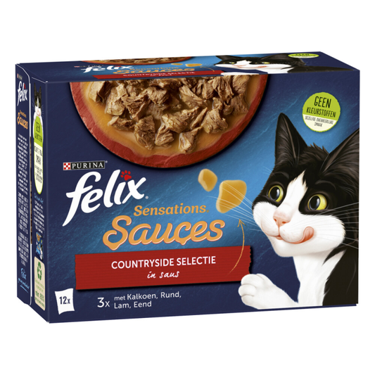 Felix - Sensations Sauces Countryside Selection in Sauce - 12x85g