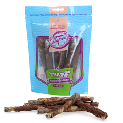 Braaaf - Zalmhuid Sticks 12cm - Hondensnack - 90g