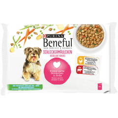 Beneful - Heerlijke Hapjes Kip & Rund - 4x100g