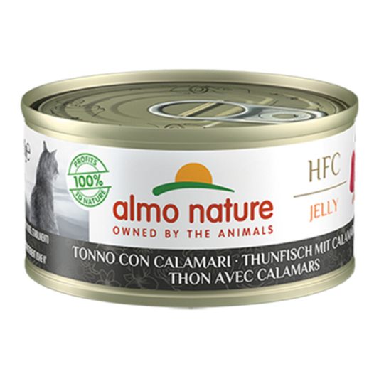 Almo Nature - HFC Jelly - Cat food - Tuna and Squid - 70g