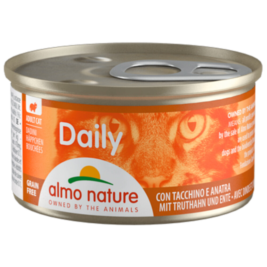 Almo Nature - Daily - Cat Food - Turkey &amp; Duck - 85g