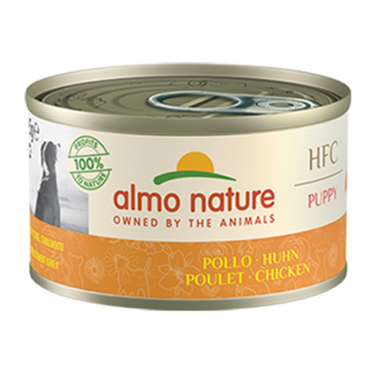 Almo Nature HFC - Hundefutter für Welpen - Huhn - 95g