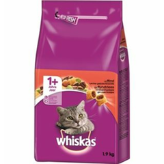 Whiskas - Dry Adult Beef - Cat Food - 1.9kg