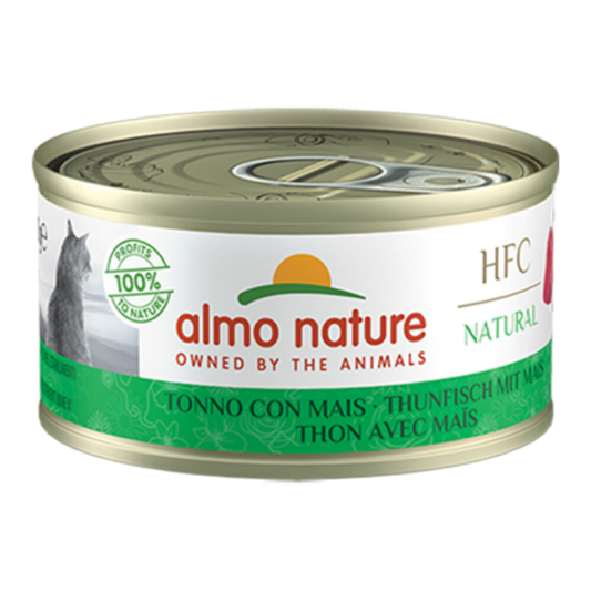 Almo Nature - HFC Natural - Cat Food - Tuna &amp; Corn - 70g