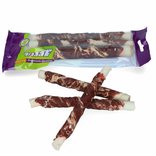 Braaaf - Twister Lam & Vis - Hondensnack - 3 sticks