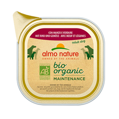 Almo Nature - Bio Organic Maintenance - Hondenvoer - Rund en Groenten - 100g