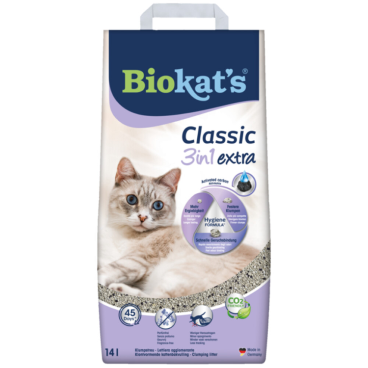 Biokat's - Classic 3in1 Extra - Cat litter - 14L