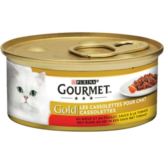 Gourmet - Gold les Cassolettes Beef - Cat food - 85g