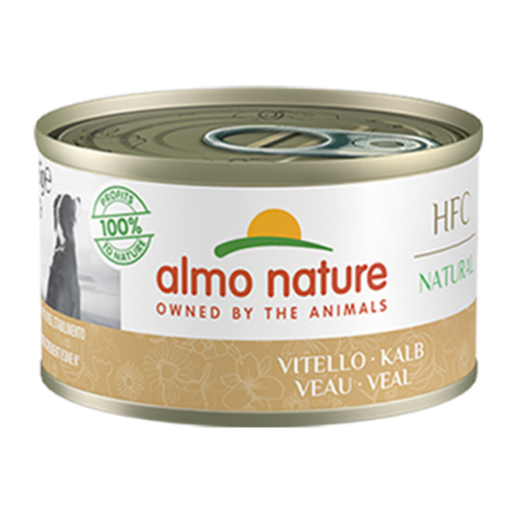 Almo Nature - HFC Natural - Hundefutter - Kalb - 95g