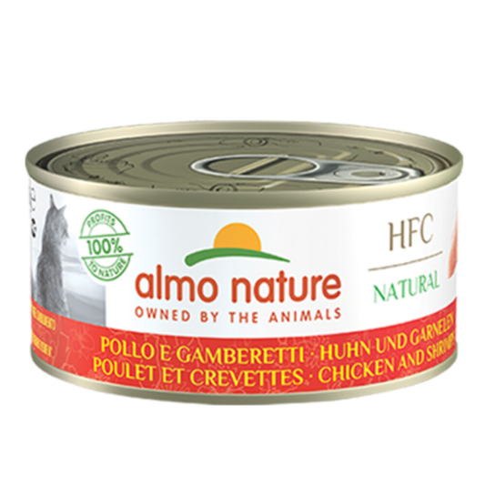 Almo Nature - HFC Natural - Cat Food Chicken - Shrimp 70g