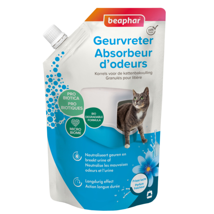 Beaphar - Odor Absorber Cat Litter Cleaning - 400g